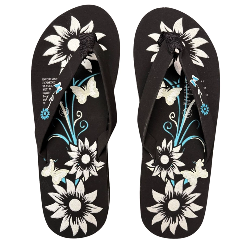 CHALAS MUJER HAWAINAS SANDALIAS SUELA CONFORTABLE 096 - 1