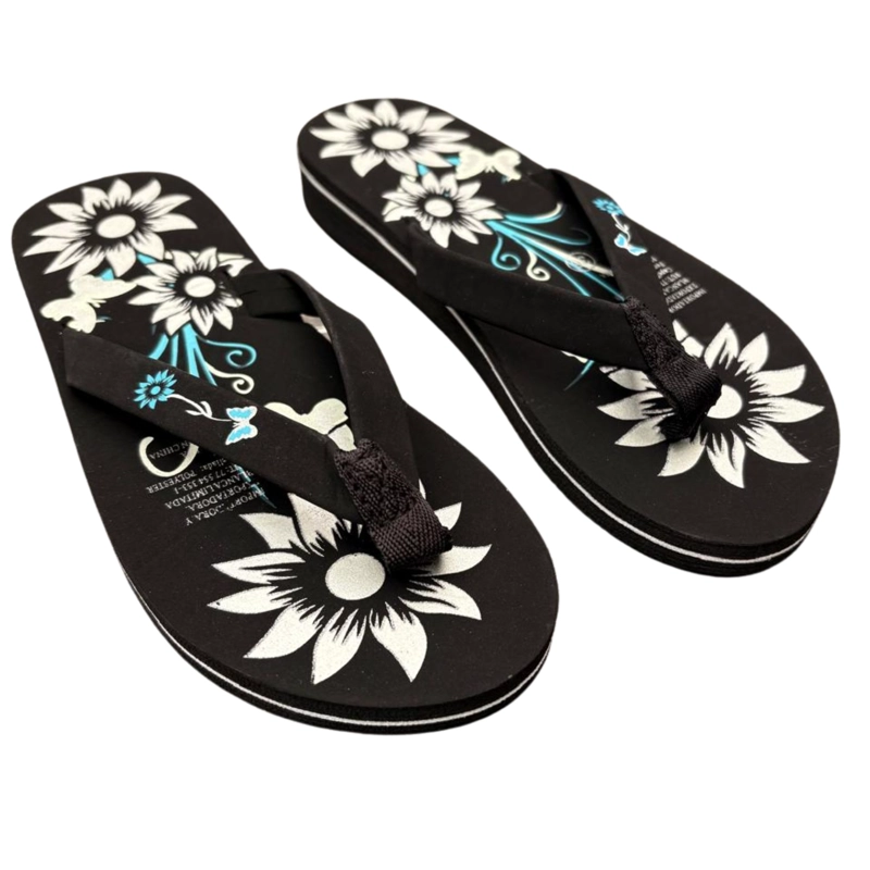 CHALAS MUJER HAWAINAS SANDALIAS SUELA CONFORTABLE 096 - 2