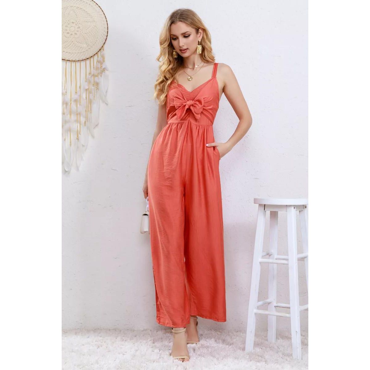 Enterito Premium Largo Casual Fiesta Primavera Verano Mujer Liso 277 - 1