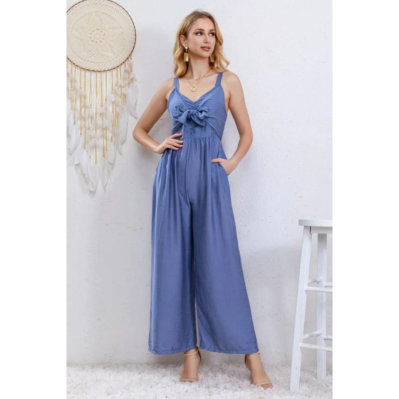 Enterito Premium Largo Casual Fiesta Primavera Verano Mujer Liso 277 - 1