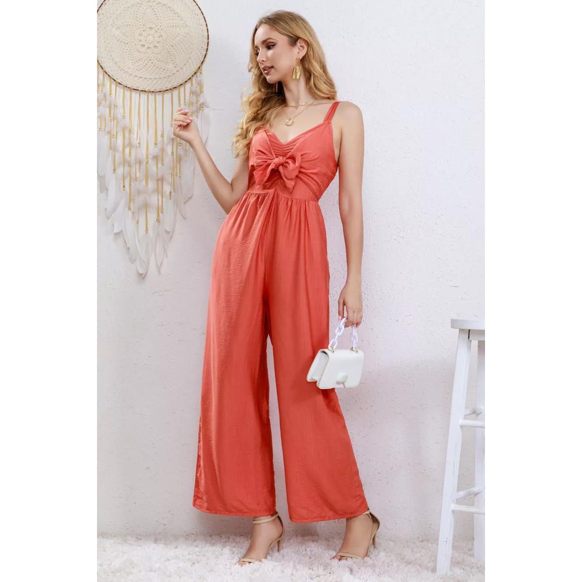 Enterito Premium Largo Casual Fiesta Primavera Verano Mujer Liso 277 - 2