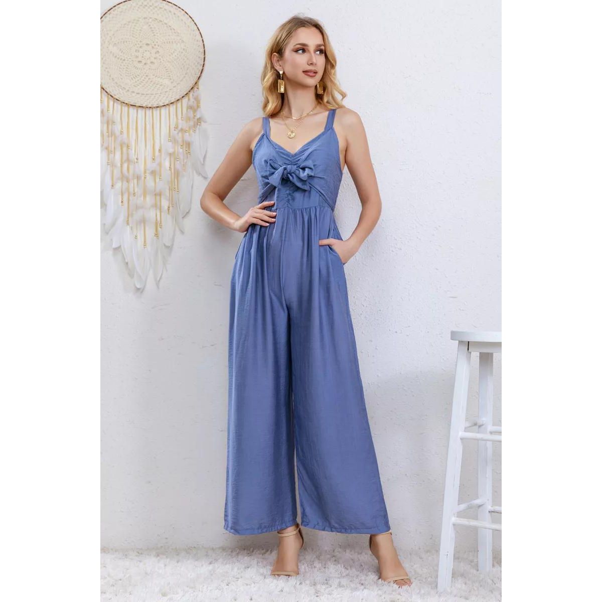 Enterito Premium Largo Casual Fiesta Primavera Verano Mujer Liso 277 - 2