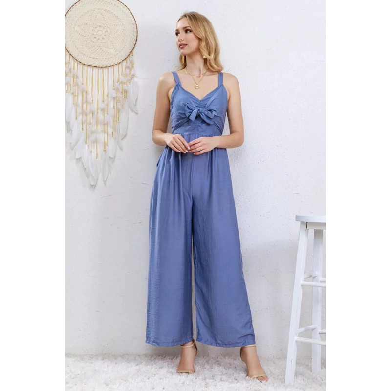 Enterito Premium Largo Casual Fiesta Primavera Verano Mujer Liso 277 - 2