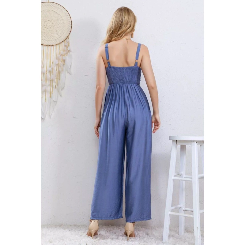 Enterito Premium Largo Casual Fiesta Primavera Verano Mujer Liso 277 - 4
