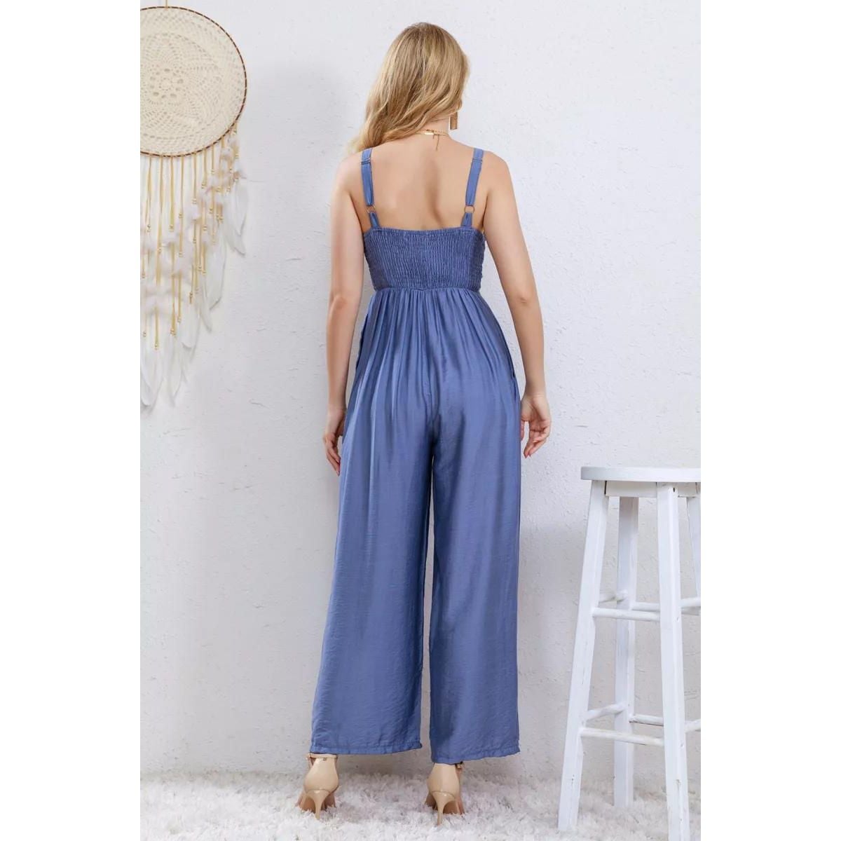 Enterito Premium Largo Casual Fiesta Primavera Verano Mujer Liso 277 - 4