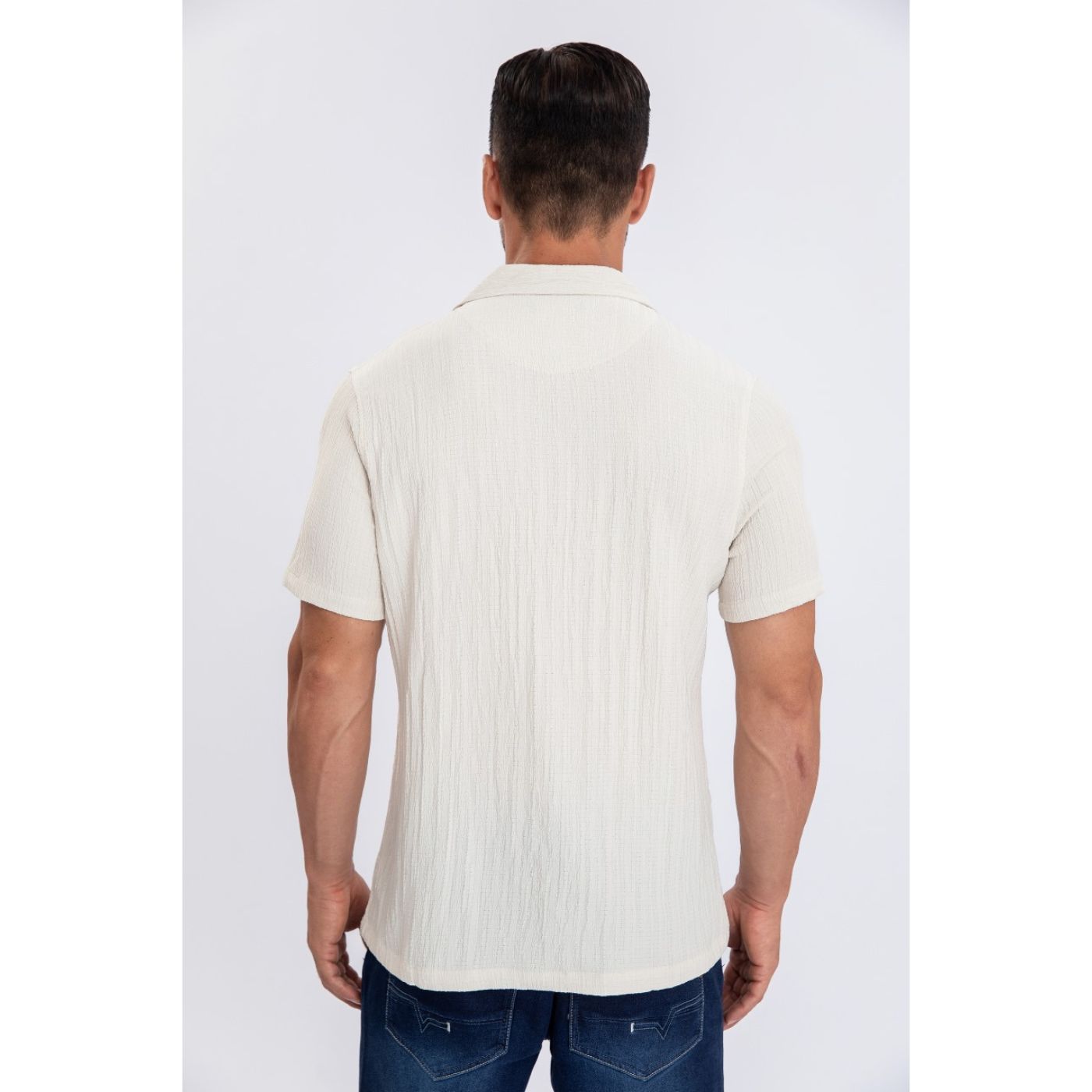 CAMISA RESORT REGULAR FIT VERANO FASHION HOMBRE MANGA CORTA 161 - 3