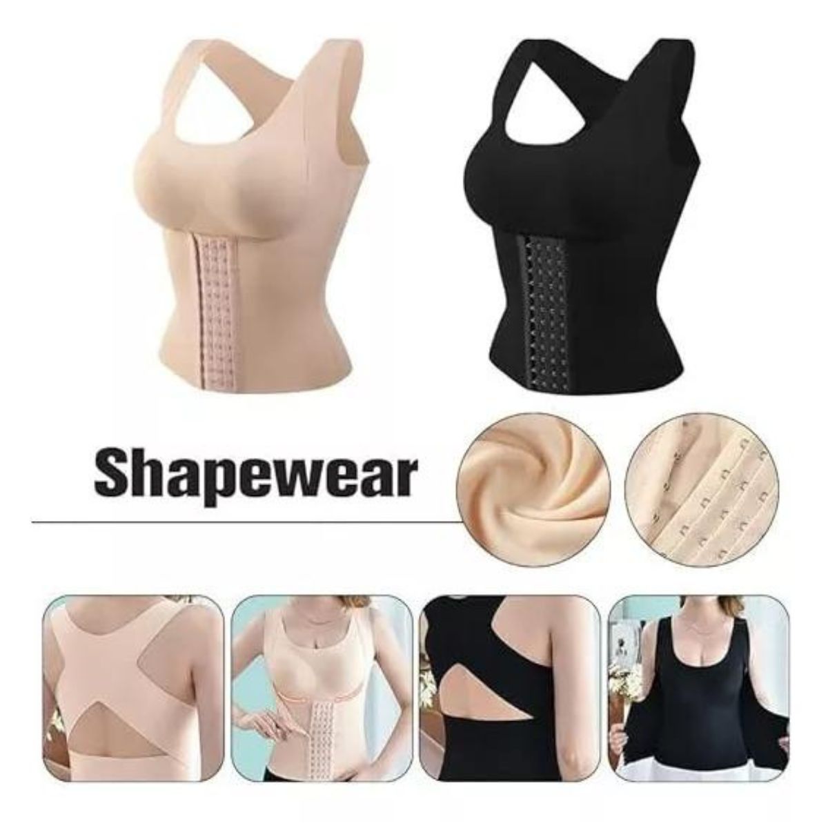 FAJA CAMISETA MODELADORA CINTURA ABDOMEN 650 - 3