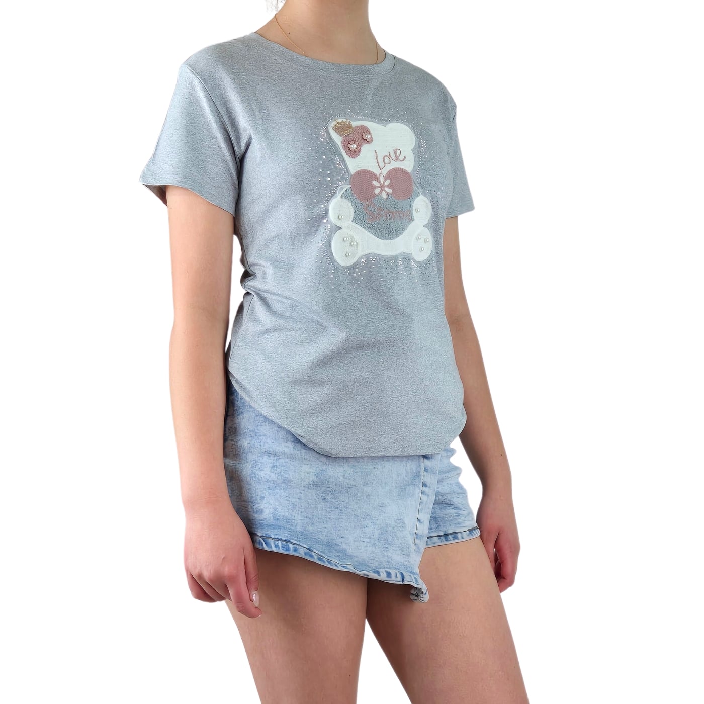 SHORT MINI FALDA JEANS JUVENIL ELASTICADA PREMIUM FULL TENDENCIA 3016 - 3