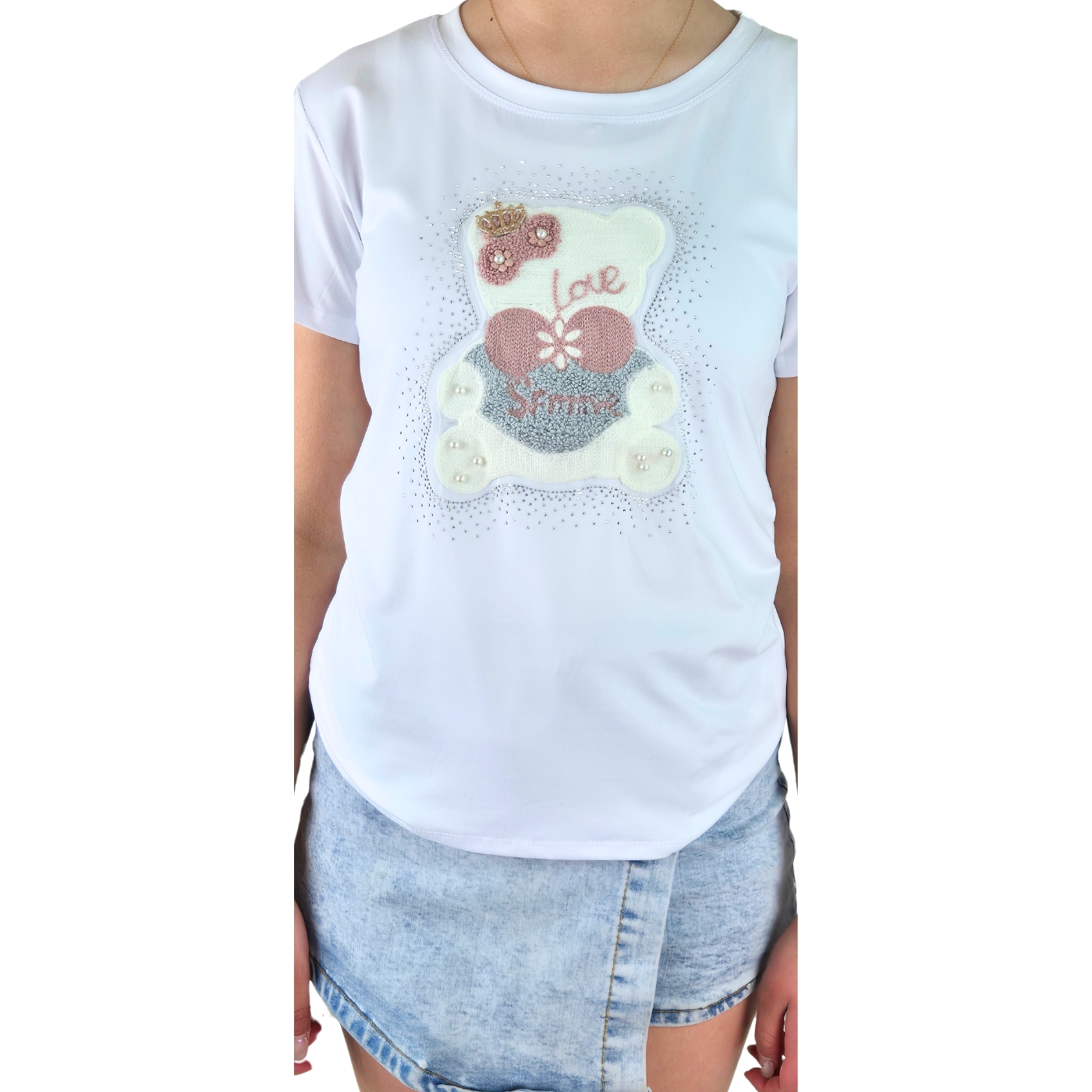 SHORT MINI FALDA JEANS JUVENIL ELASTICADA PREMIUM FULL TENDENCIA 3016 - 4