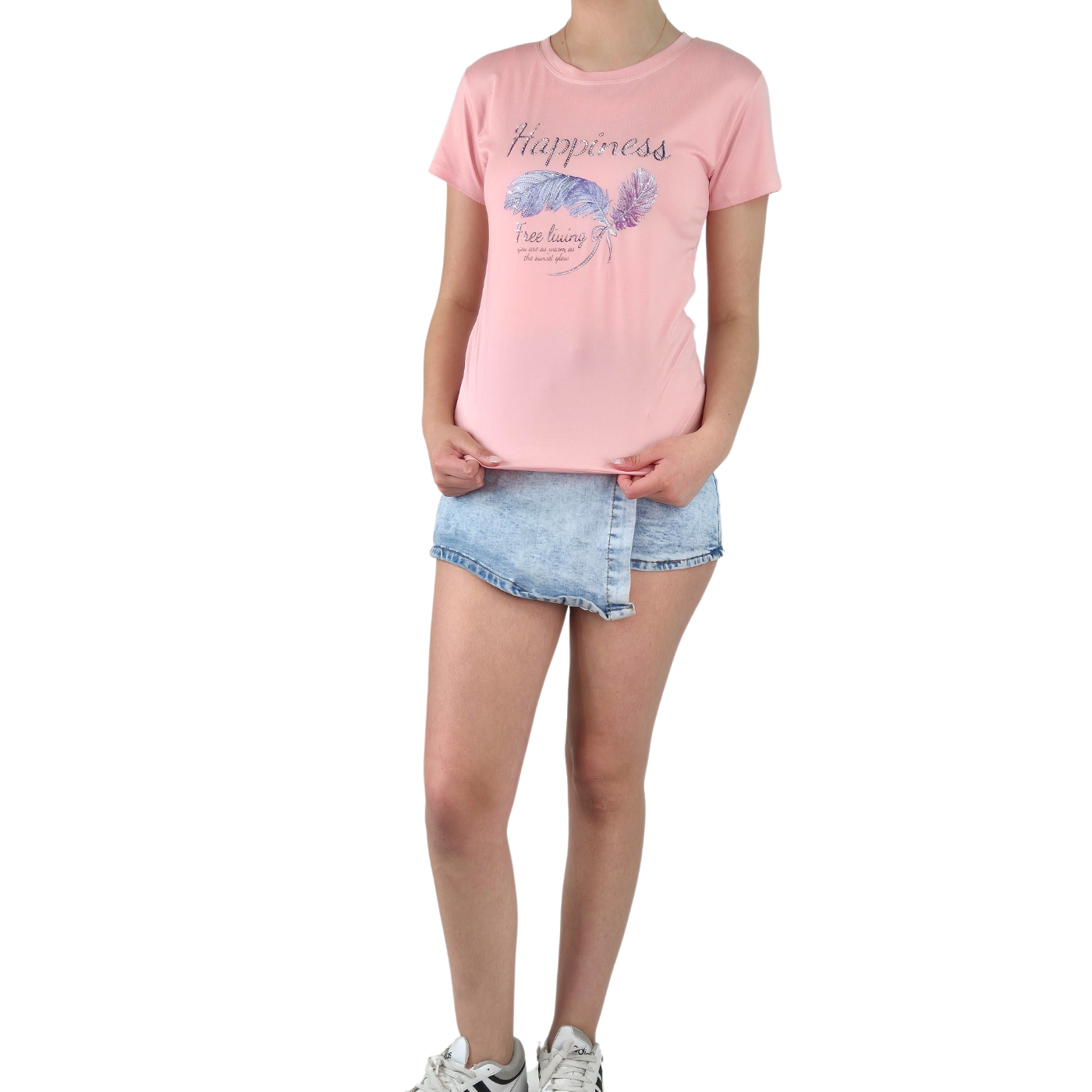 SHORT MINI FALDA JEANS JUVENIL ELASTICADA PREMIUM FULL TENDENCIA 3016 - 5