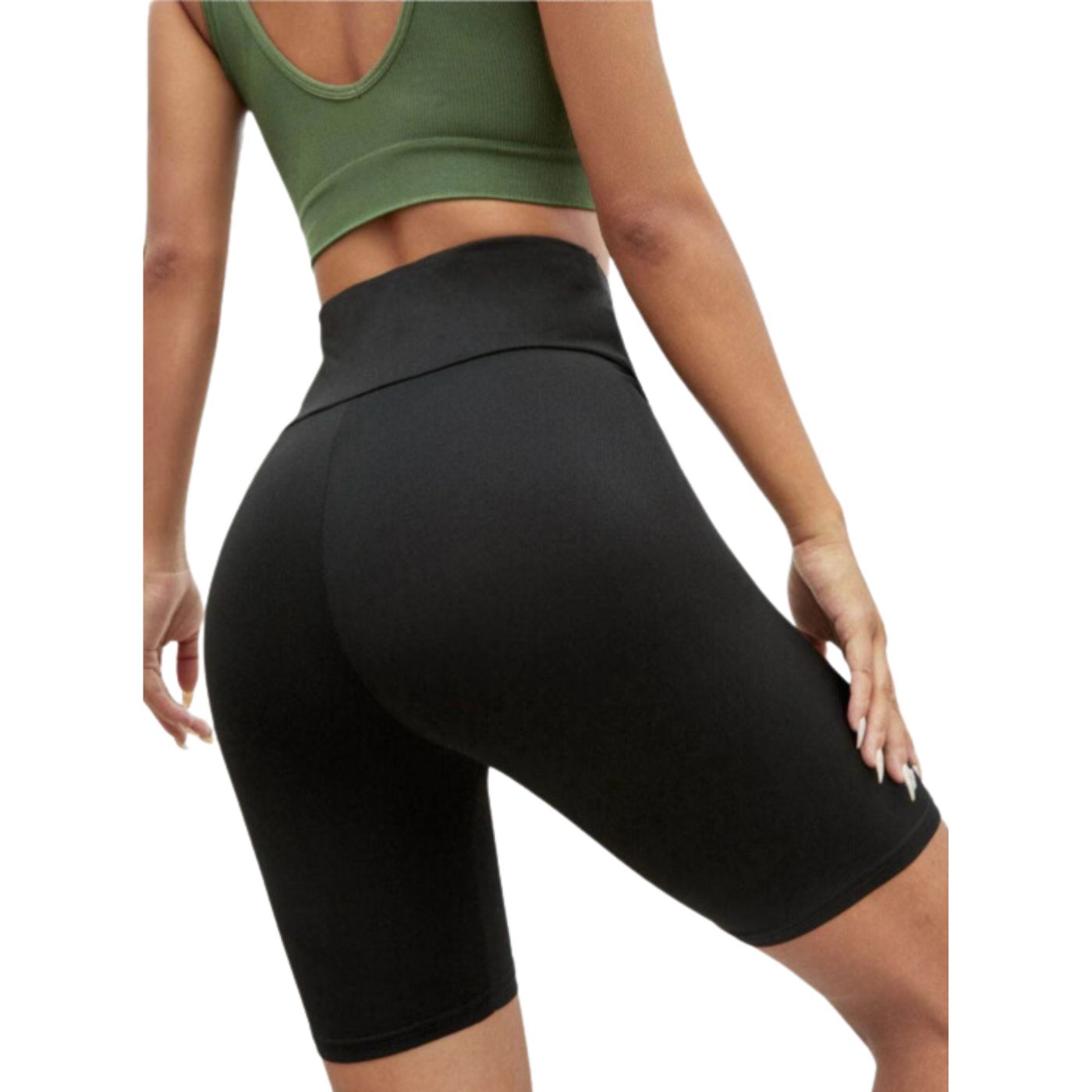 CALZA CORTA DEPORTIVA TIRO EXTRA ALTO GYM RUNNING JOGGING LYCRA 013 - 3