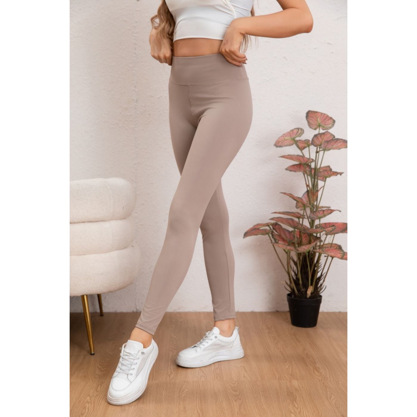 CALZA LYCRA PREMIUM MUJER TIRO ALTO DEPORTIVO CASUAL. COLORES 018 - 2