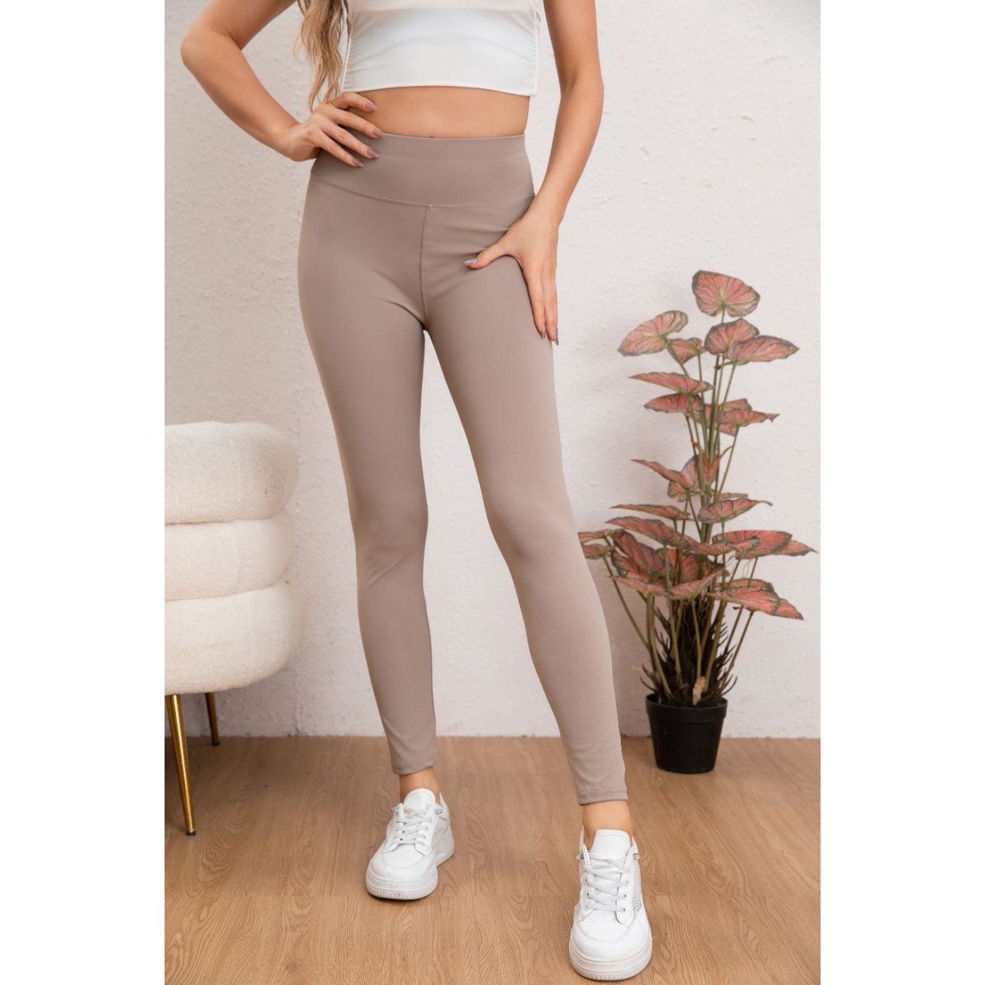 CALZA LYCRA PREMIUM MUJER TIRO ALTO DEPORTIVO CASUAL. COLORES 018 - 3