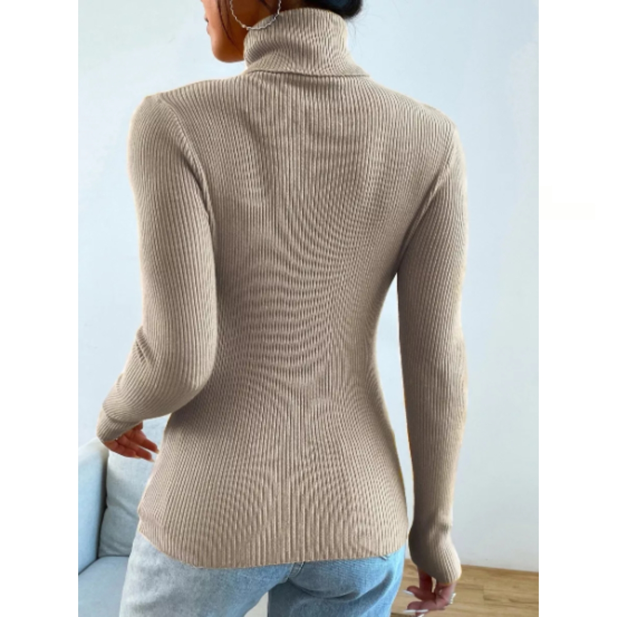 SWEATER MANGA LARGA MUJER LIKESHOP TEJIDO OTOÑO INVIERNO COLORES 005 - 3