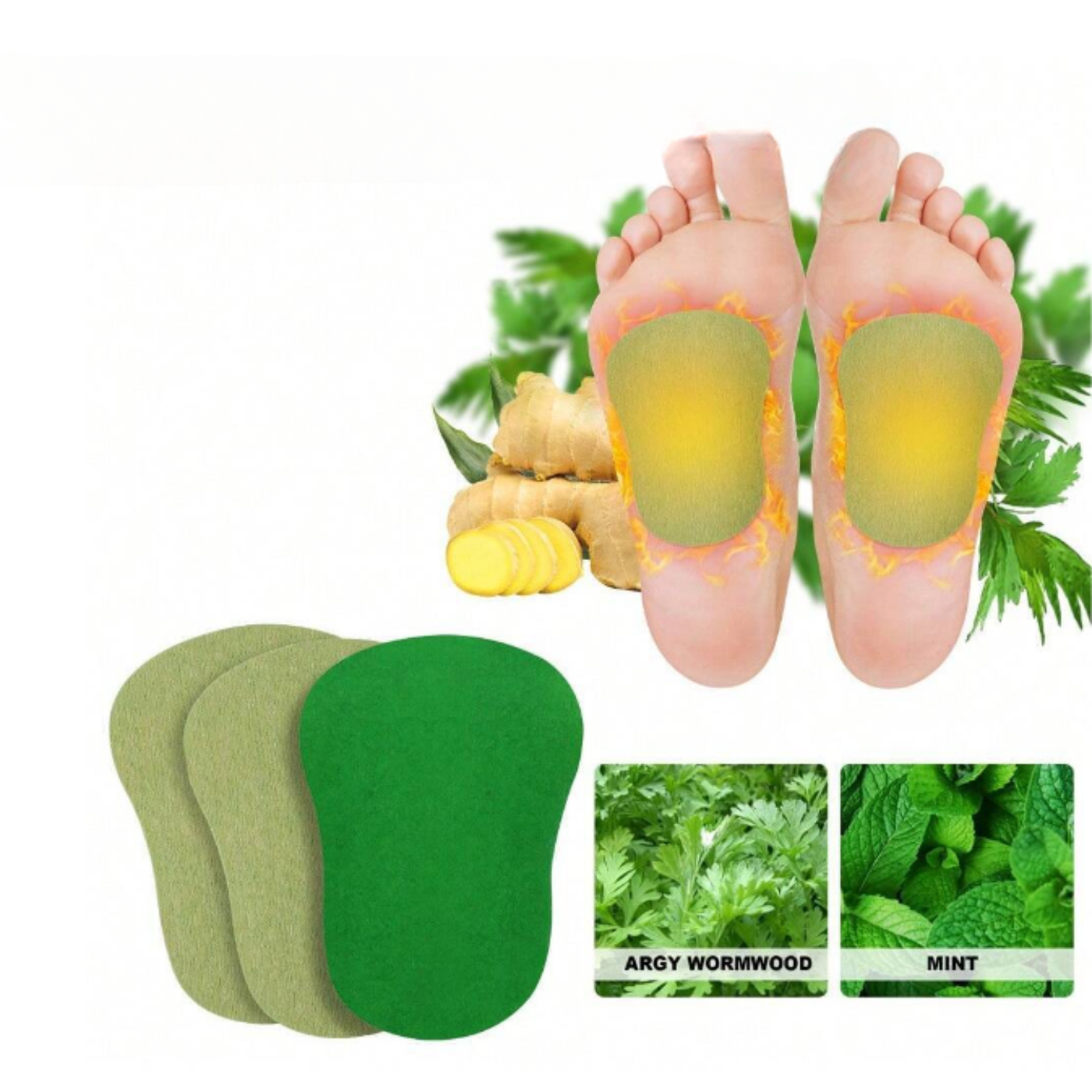 PACK 12 PARCHES LIKESHOP AJENJO PIES JENGIBRE 700 - 2