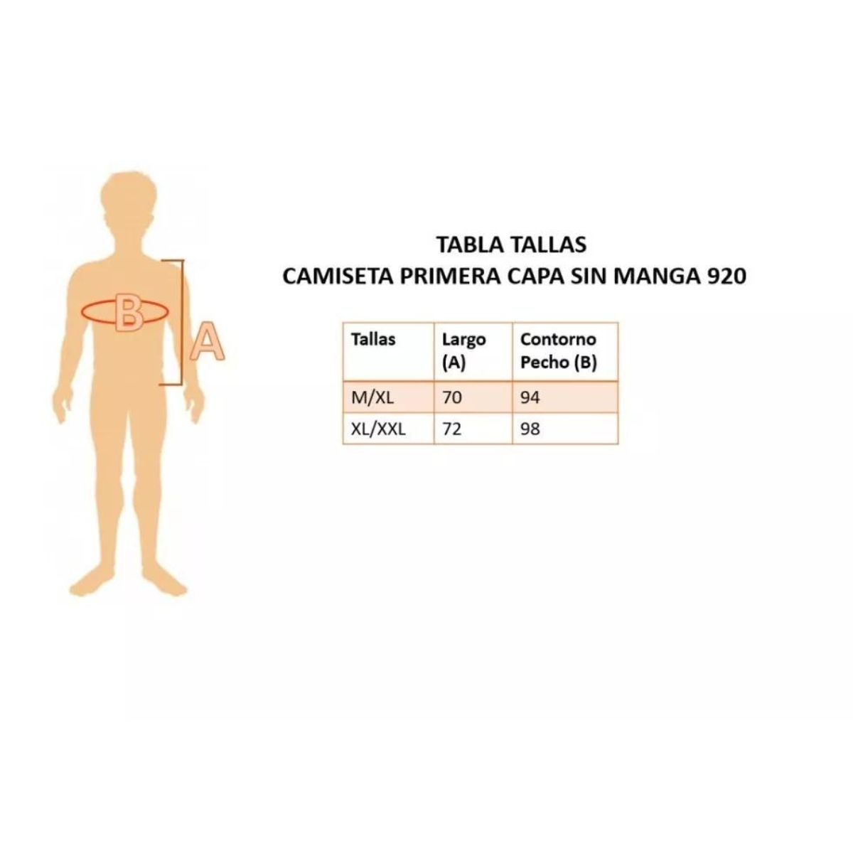 CAMISETA SIN MANGA HOMBRE LIKESHOP PRIMERA CAPA DEPORTIVA PRIMAVERA 920 - 4