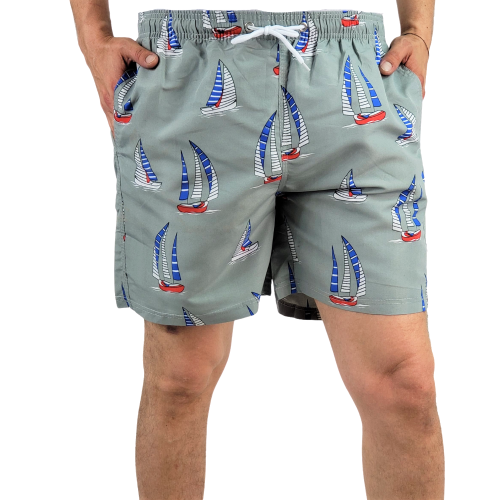 TRAJE DE BAÑO HOMBRE FORRO MALLA DISEÑOS 048 - 2