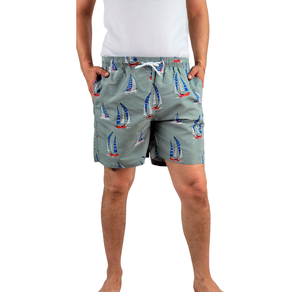 TRAJE DE BAÑO HOMBRE FORRO MALLA DISEÑOS 048 - 3