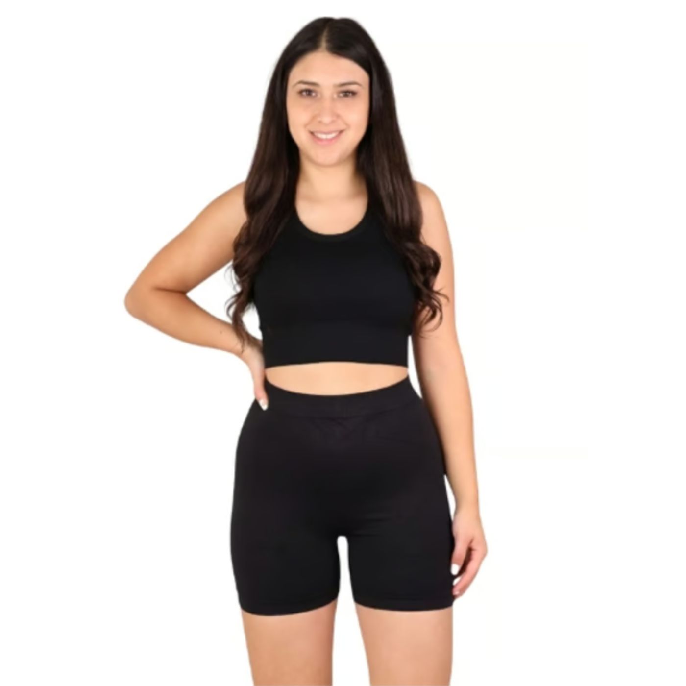 BODY MUJER ELASTICADO ACANALADO MODELO MUSCULOSA Z71 - 1
