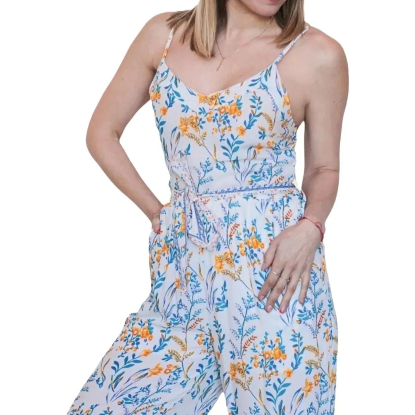 VESTIDO LARGO PRIMAVERA MUJER CASUAL EVENTOS MAXI VESTIDO CINTURON 334 - 2