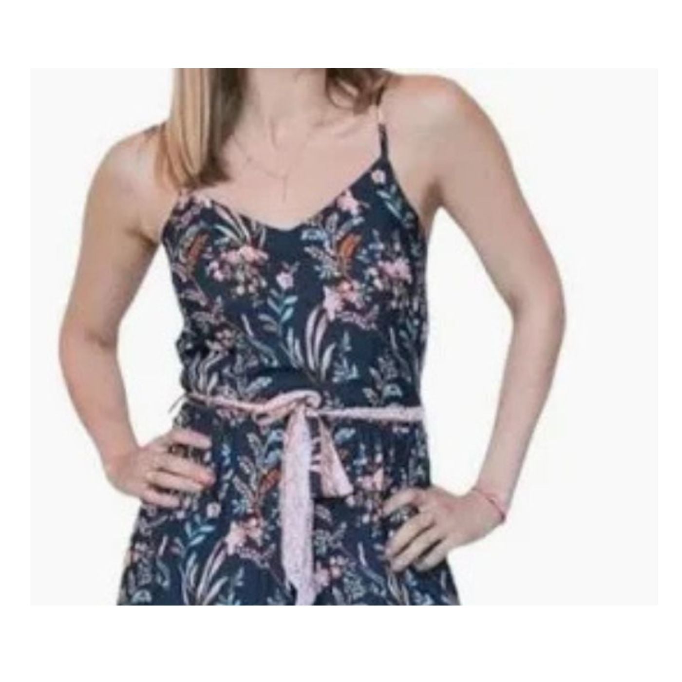 VESTIDO LARGO PRIMAVERA MUJER CASUAL EVENTOS MAXI VESTIDO CINTURON 334 - 3