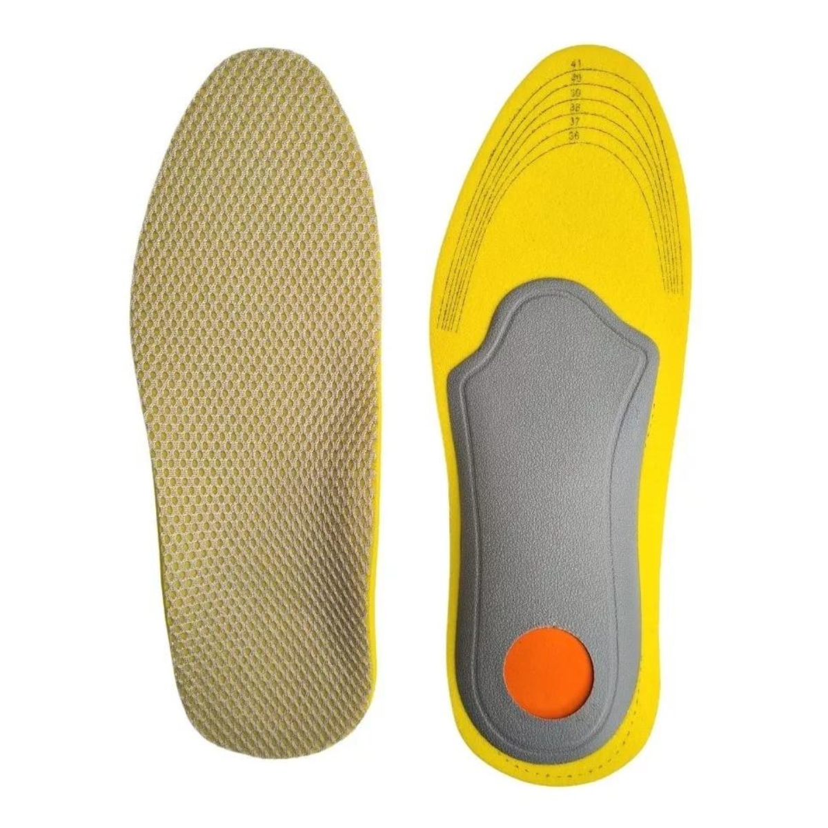 PAR PLANTILLAS PIE CAVO PLANO AJUSTABLES ESPOLON MUJER 641 - 8