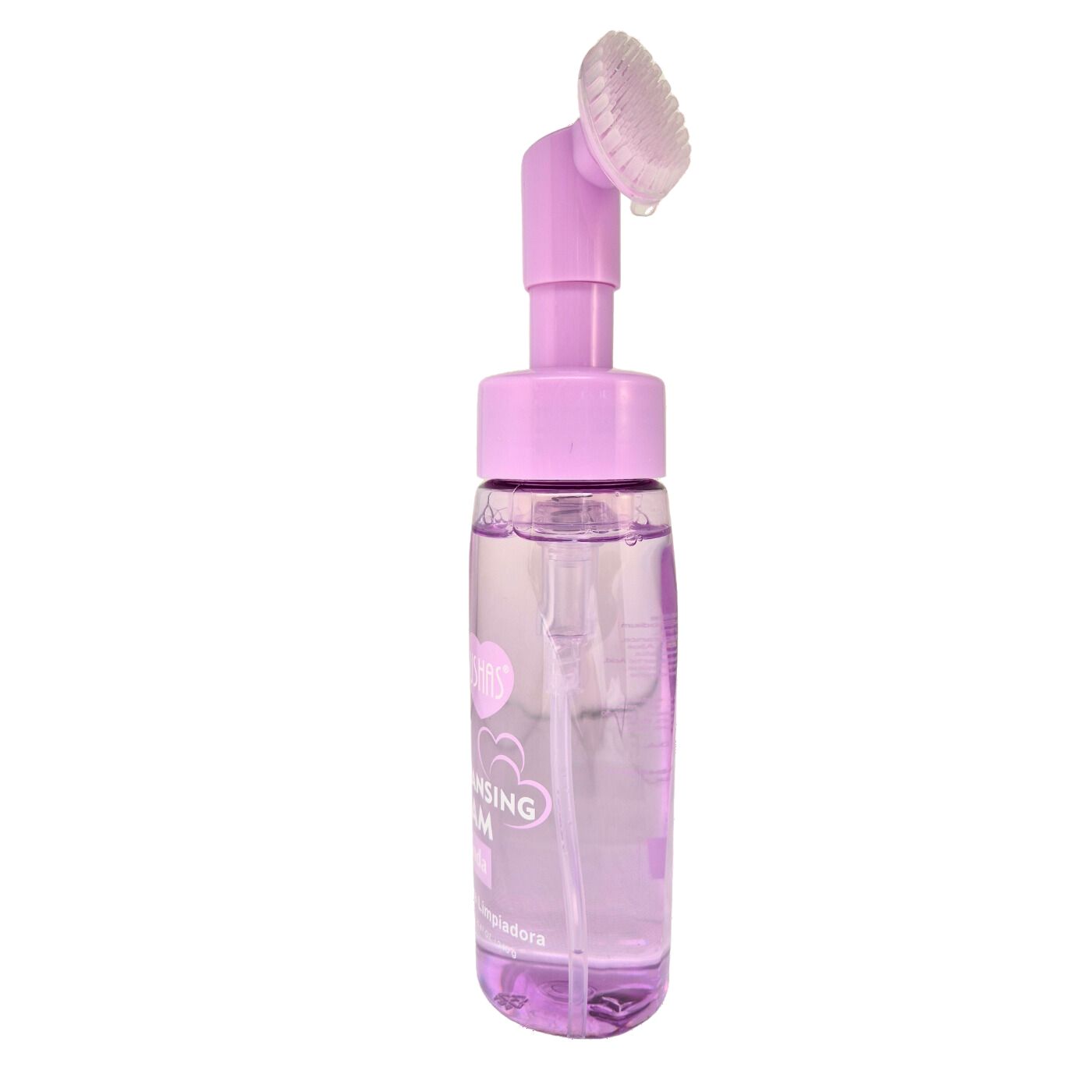 ESPUMA LIMPIADORA FACIAL CON CEPILLO MASAJEADOR ARROZ LAVANDA - 2