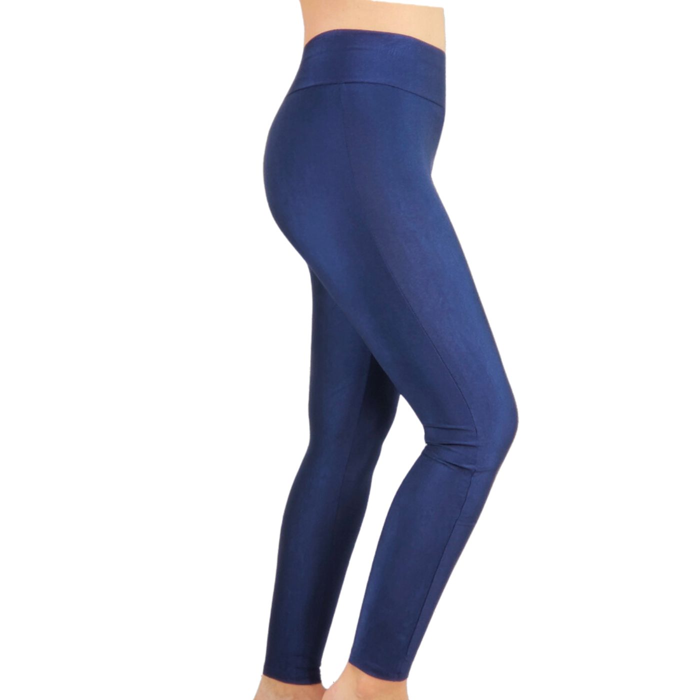 PACK 2 CALZA LYCRA BRILLANTE DUPONT MUJER TIRO ALTO DEPORTIVO 548 - 2