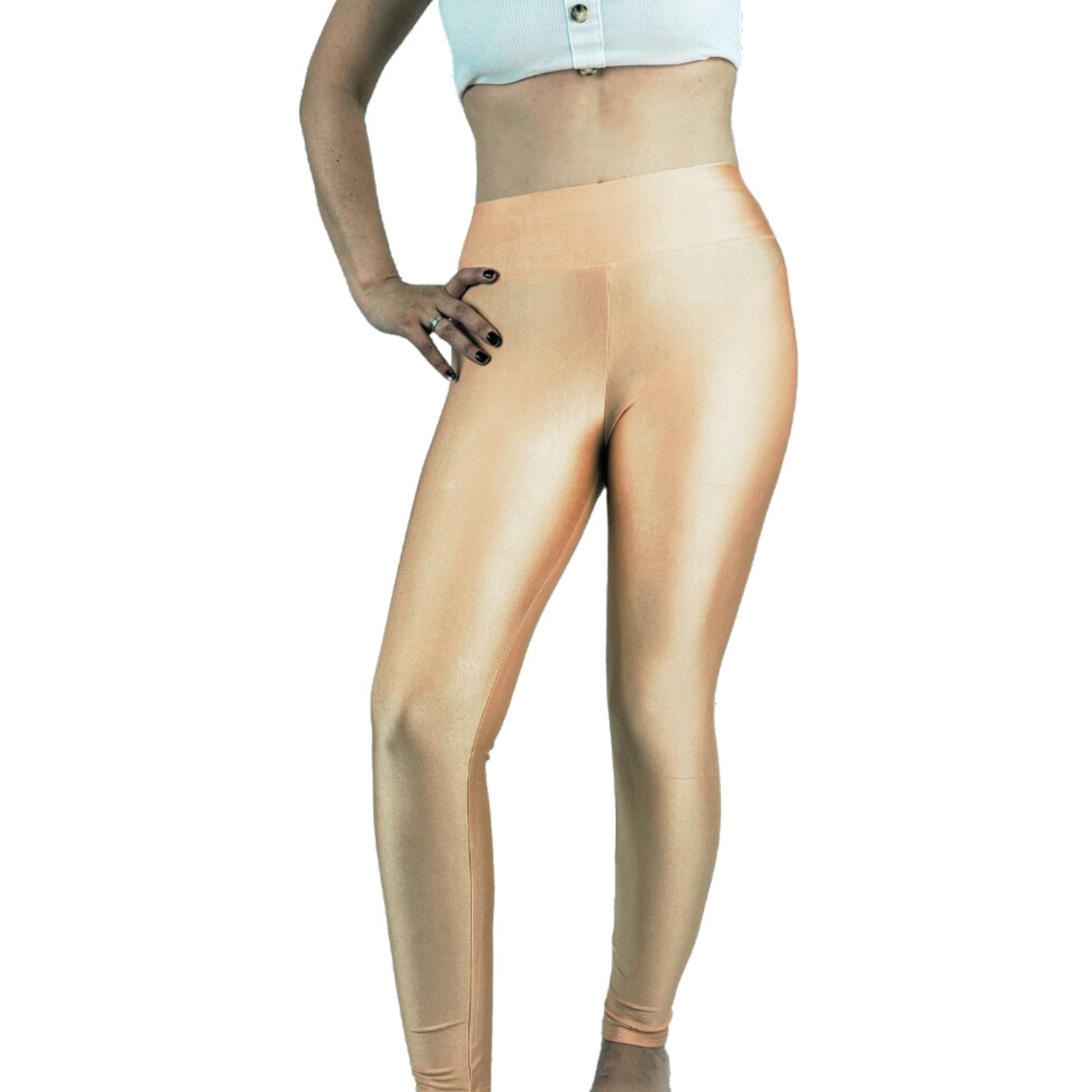 PACK 2 CALZA LYCRA BRILLANTE DUPONT MUJER TIRO ALTO DEPORTIVO 548 - 2