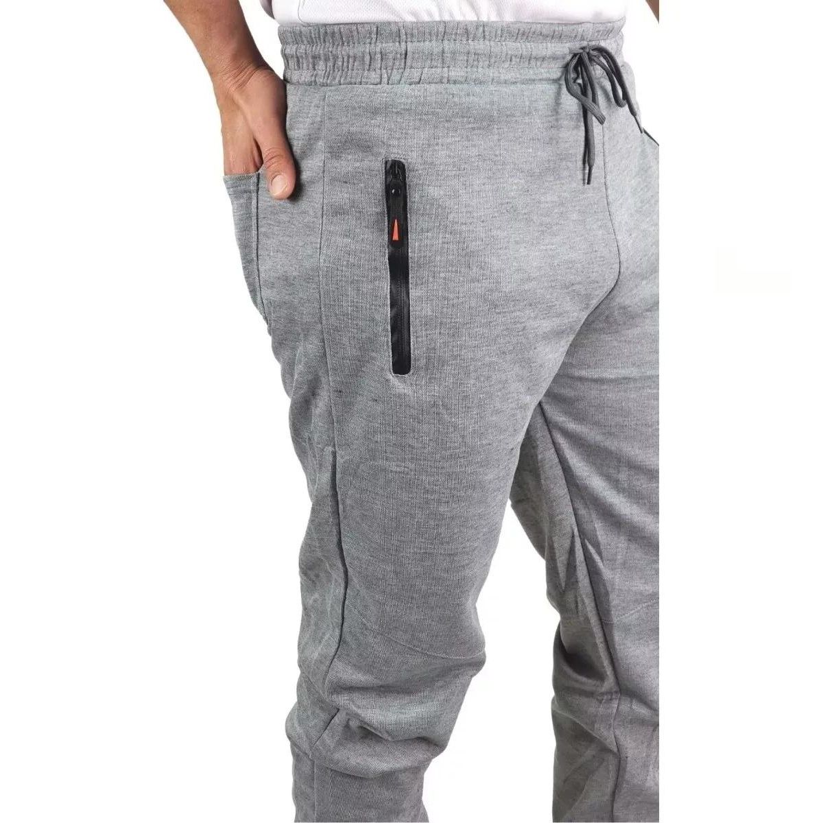 PANTALÓN UNISEX BUZO JUVENIL ALGODÓN SIN FORRO POLAR LISO 213 - 2