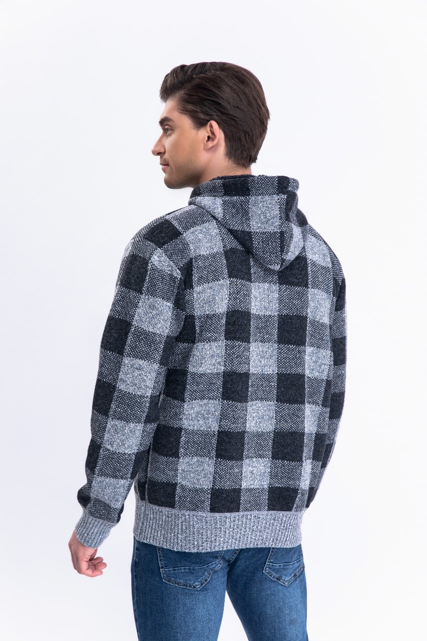 CHAQUETA FORRO PIEL SWEATER INVIERNO CHALECO CUADRILLE CIERRE 7171 - 3