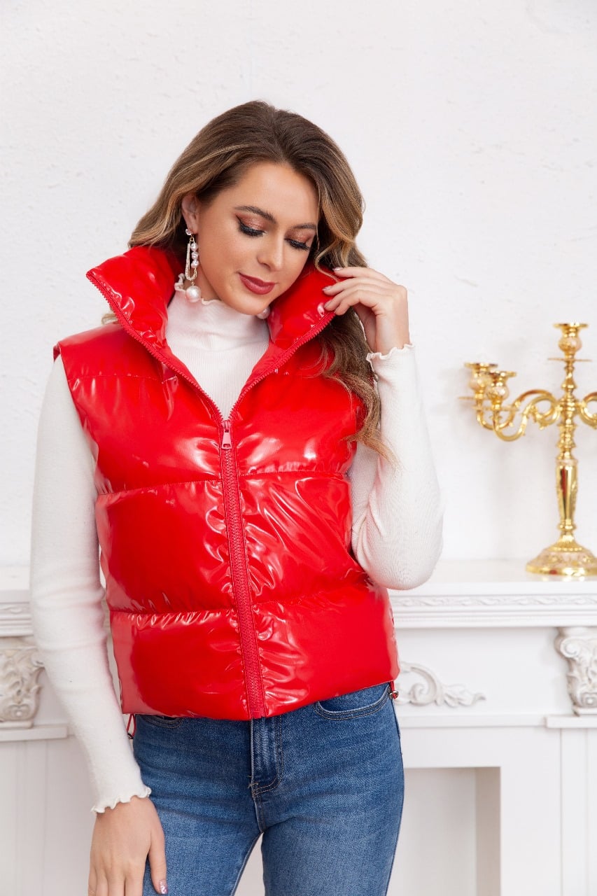 PARKA PUFFA MUJER CHAQUETA SIN MANGAS CALIDAD 5002 - 1