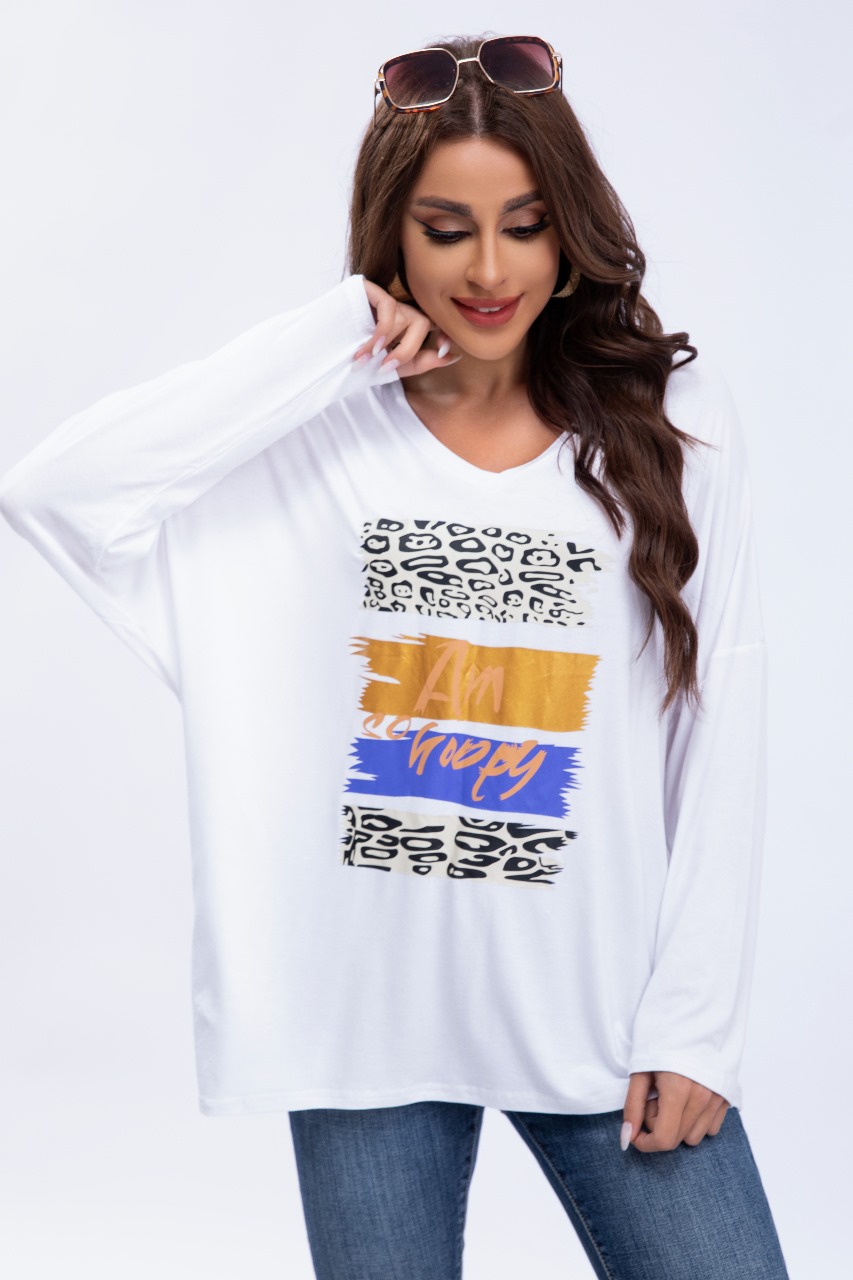 BLUSA POLERA MUJER ALGODON MANGA LARGA OVERSIZE DISEÑOS 3306 - 2