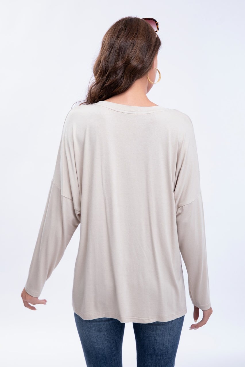 BLUSA POLERA MUJER ALGODON MANGA LARGA OVERSIZE DISEÑOS 3306 - 3