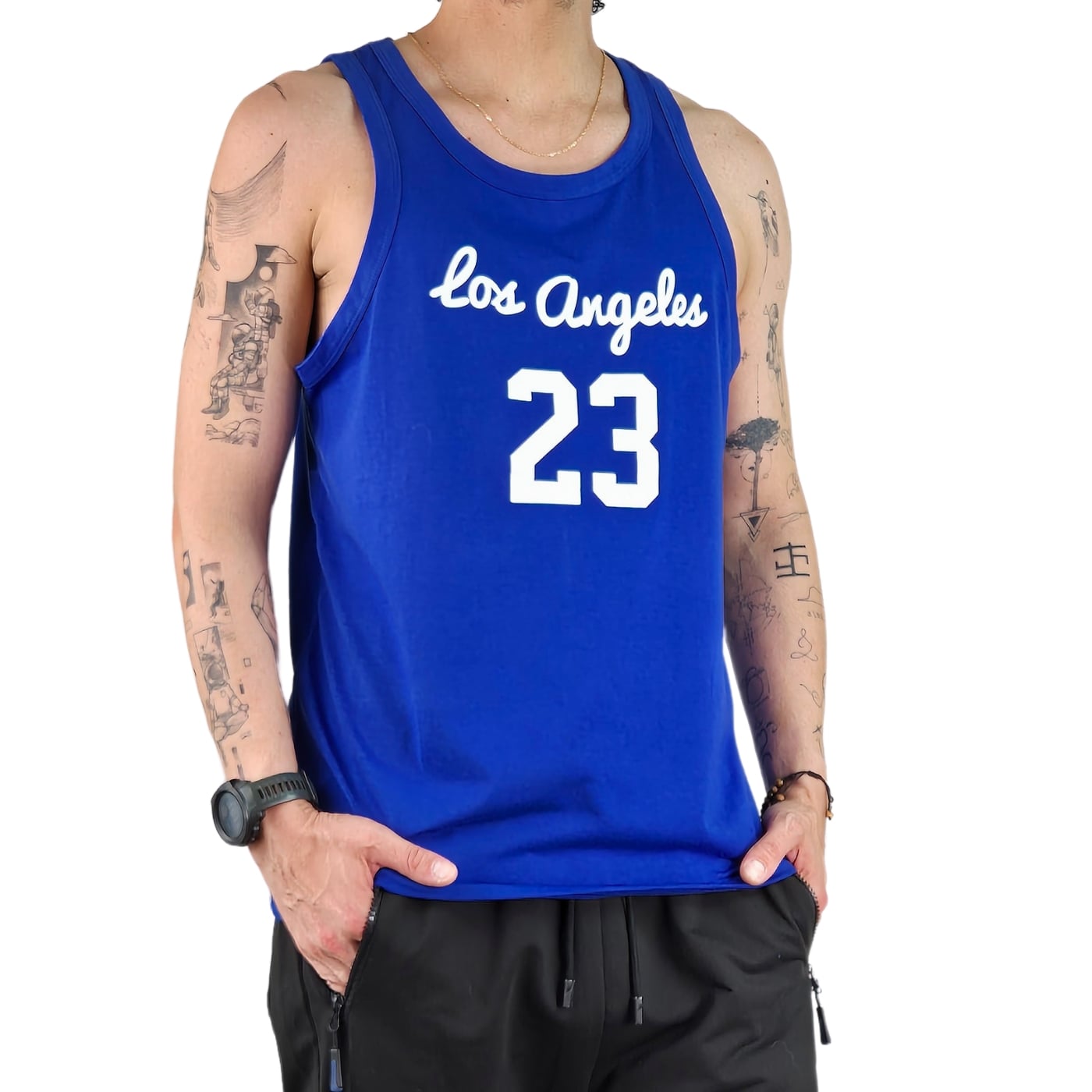 POLERA SIN MANGA MUSCULOSA HOMBRE DISEÑO LA 288 - 1