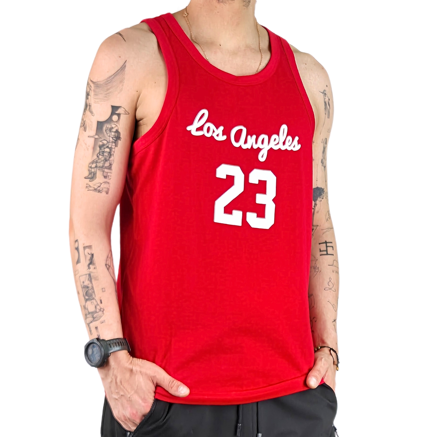 POLERA SIN MANGA MUSCULOSA HOMBRE DISEÑO LA 288 - 2