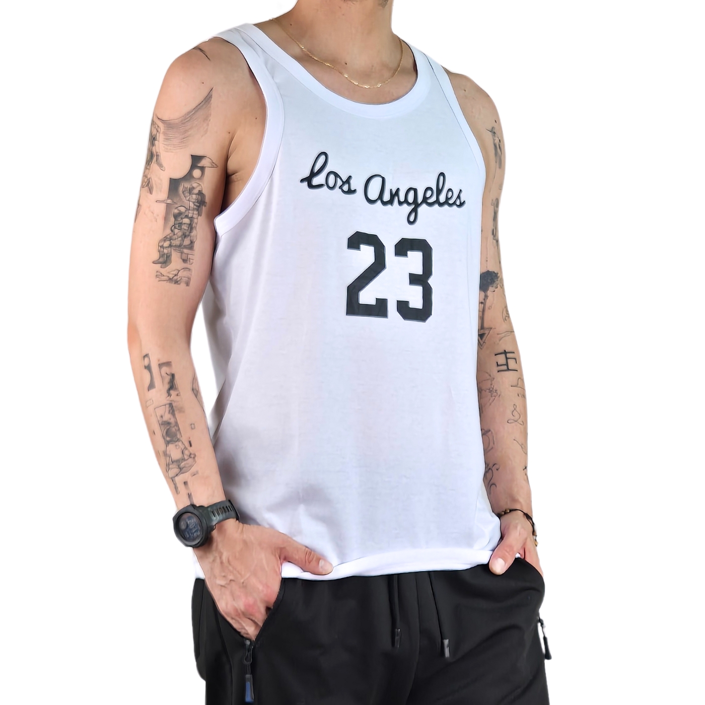 POLERA SIN MANGA MUSCULOSA HOMBRE DISEÑO LA 288 - 2