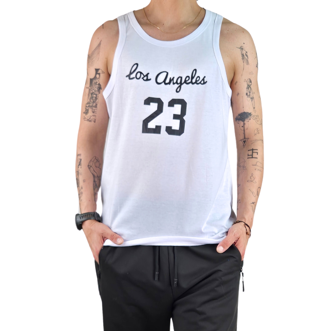 POLERA SIN MANGA MUSCULOSA HOMBRE DISEÑO LA 288 - 3