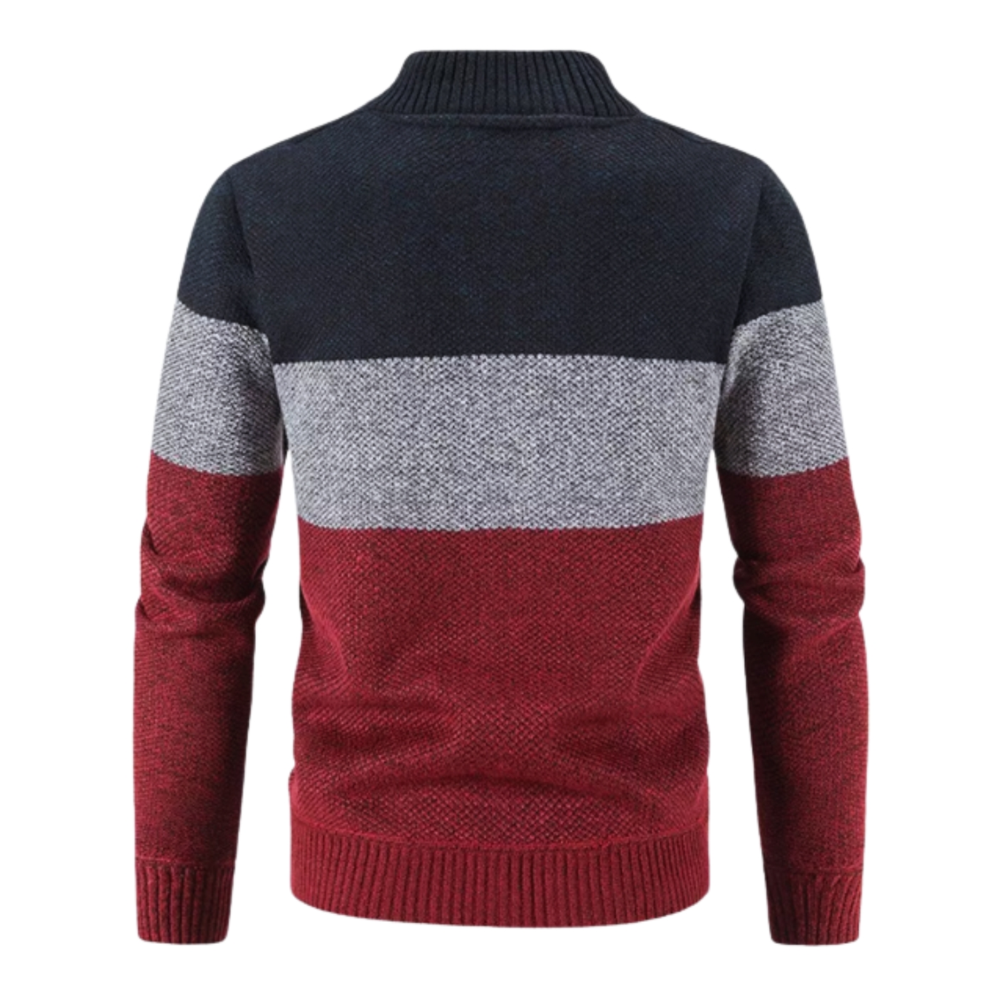 SWEATER CHAQUETA CUELLO SUBIDO ALGODÓN FORRO PIEL 7170 - 3