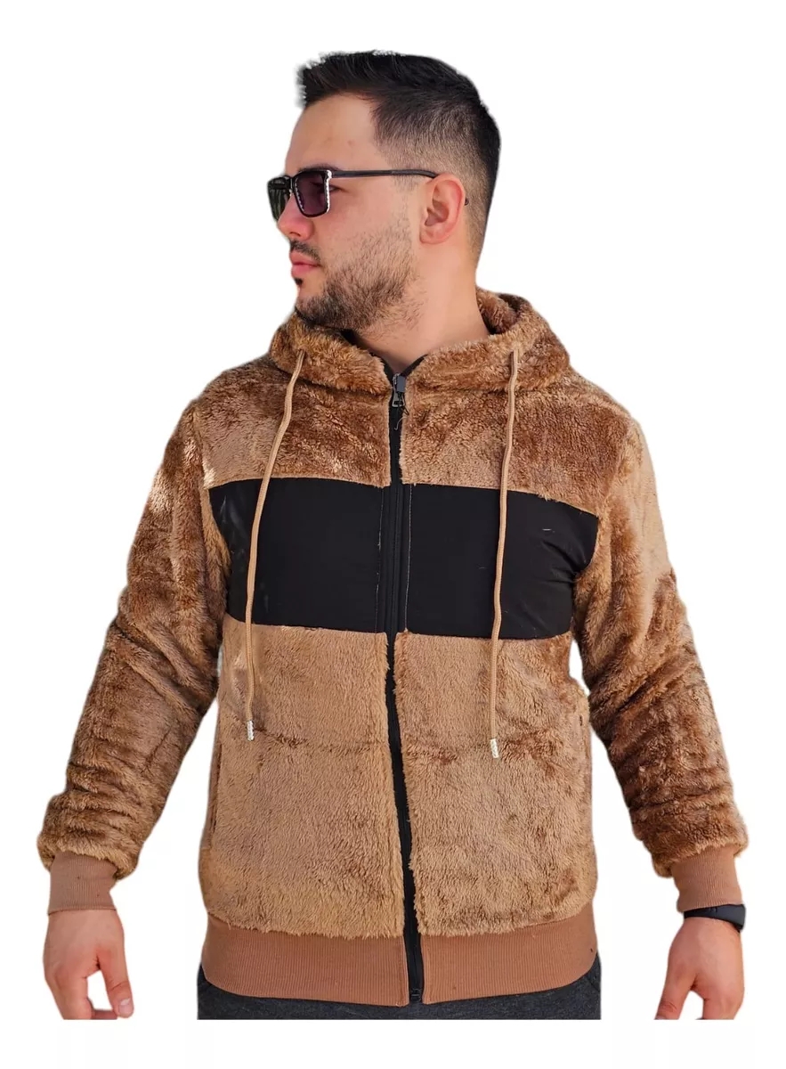 POLERÓN PELUDO CANGURO HOMBRE PREMIUM 0253 - 1