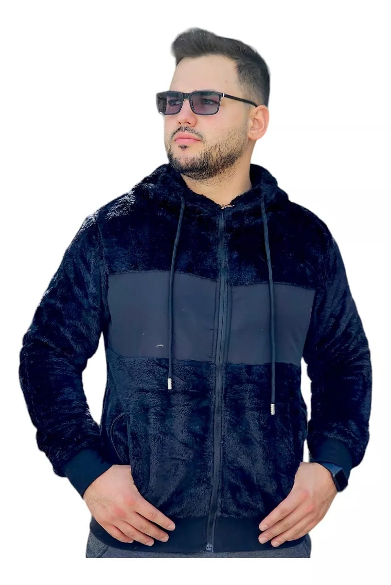 POLERÓN PELUDO CANGURO HOMBRE PREMIUM 0253 - 1