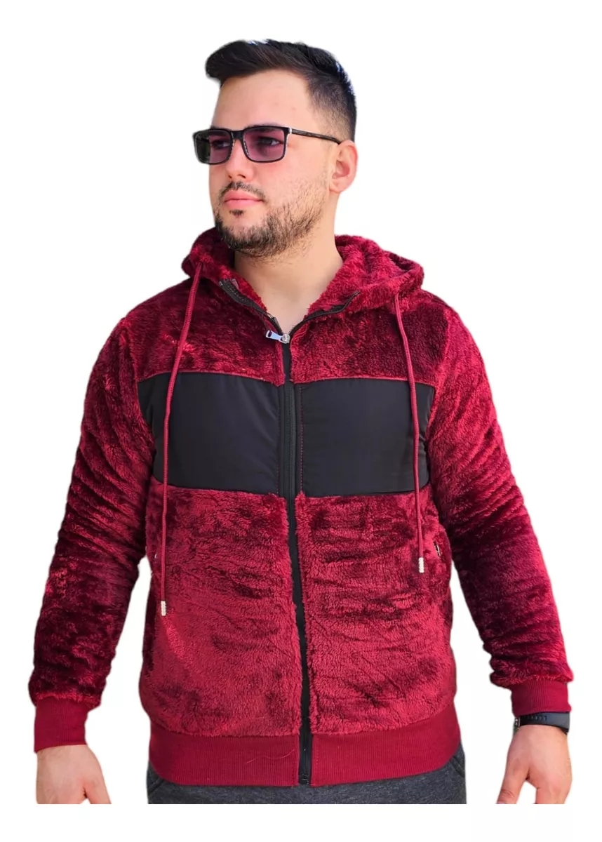 POLERÓN PELUDO CANGURO HOMBRE PREMIUM 0253 - 1
