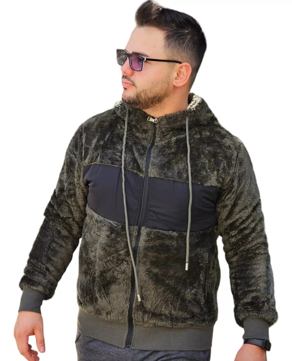 POLERÓN PELUDO CANGURO HOMBRE PREMIUM 0253 - 1