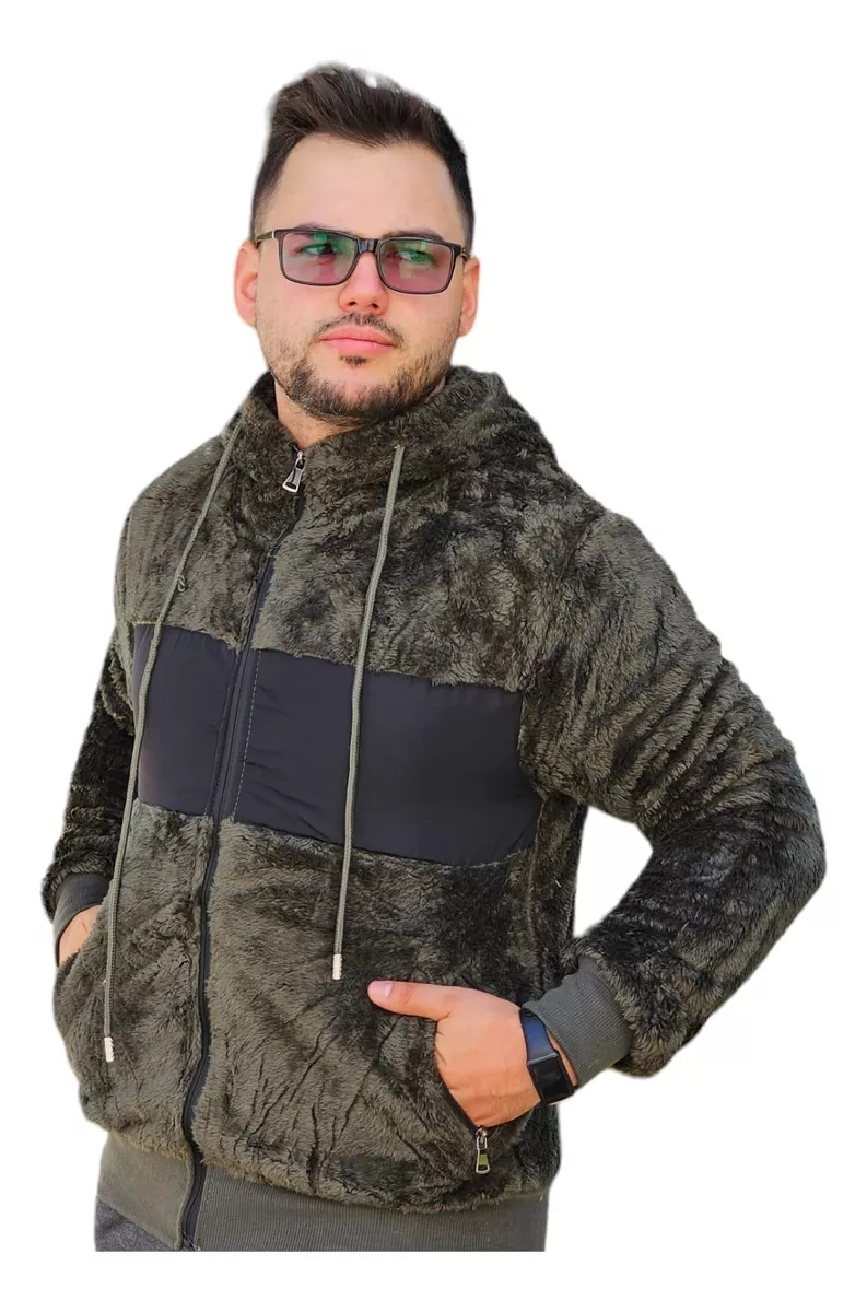 POLERÓN PELUDO CANGURO HOMBRE PREMIUM 0253 - 2