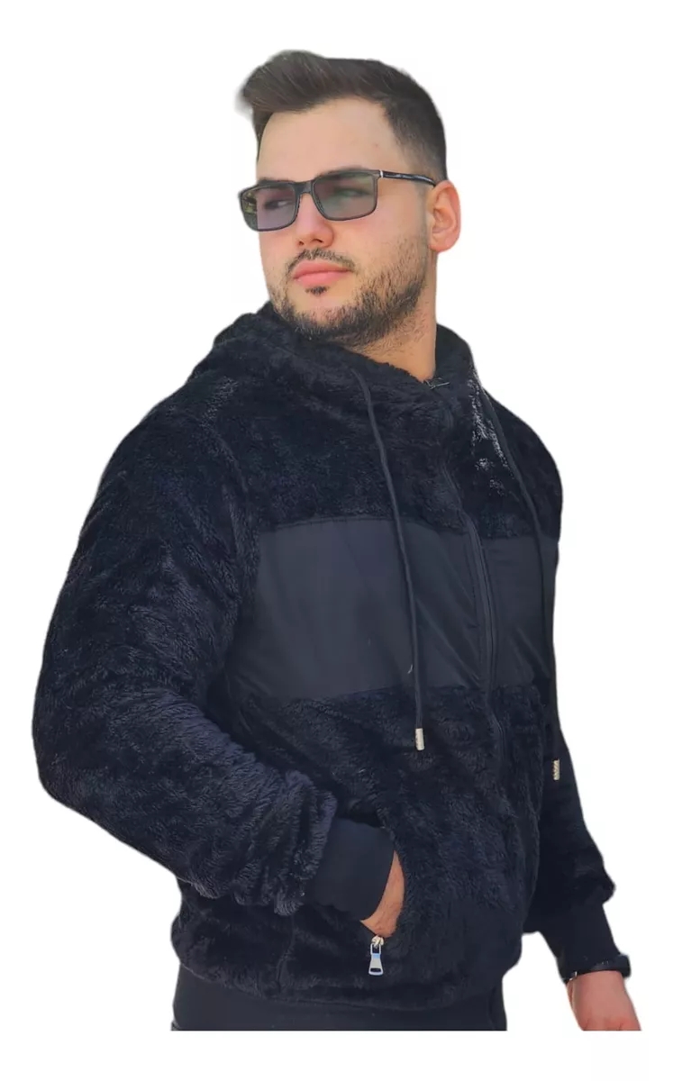 POLERÓN PELUDO CANGURO HOMBRE PREMIUM 0253 - 3