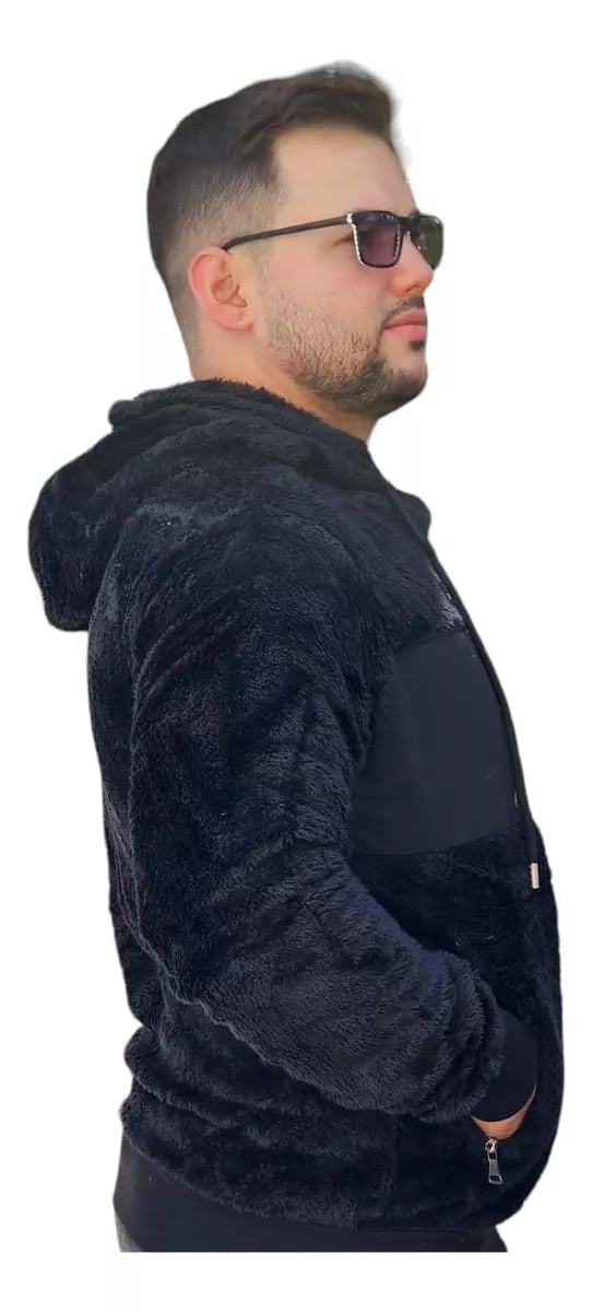 POLERÓN PELUDO CANGURO HOMBRE PREMIUM 0253 - 3