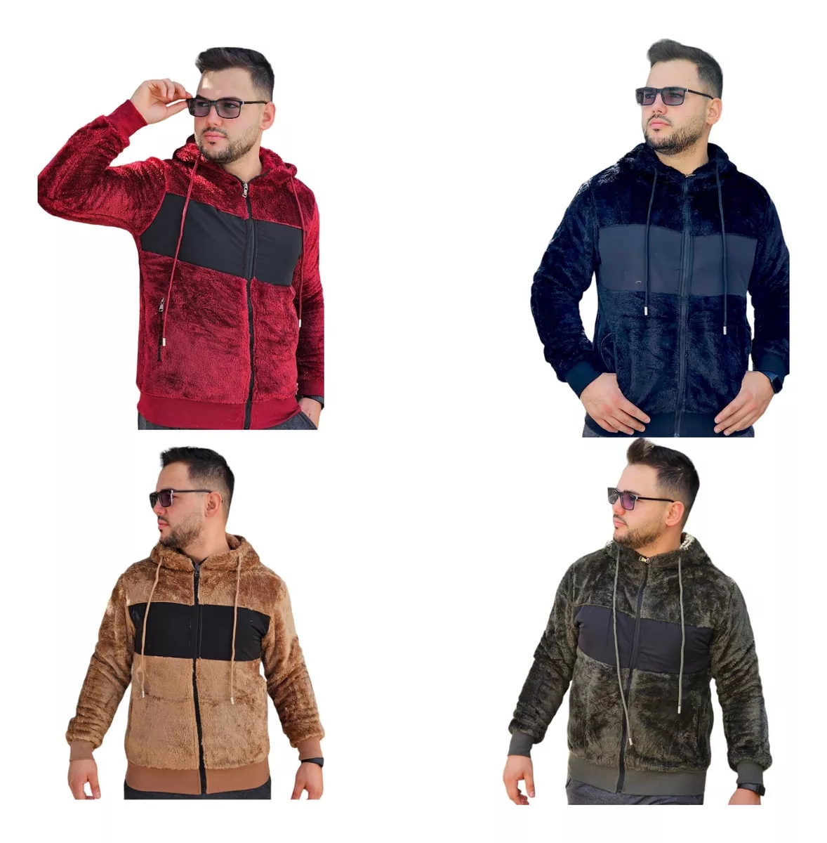 POLERÓN PELUDO CANGURO HOMBRE PREMIUM 0253 - 4