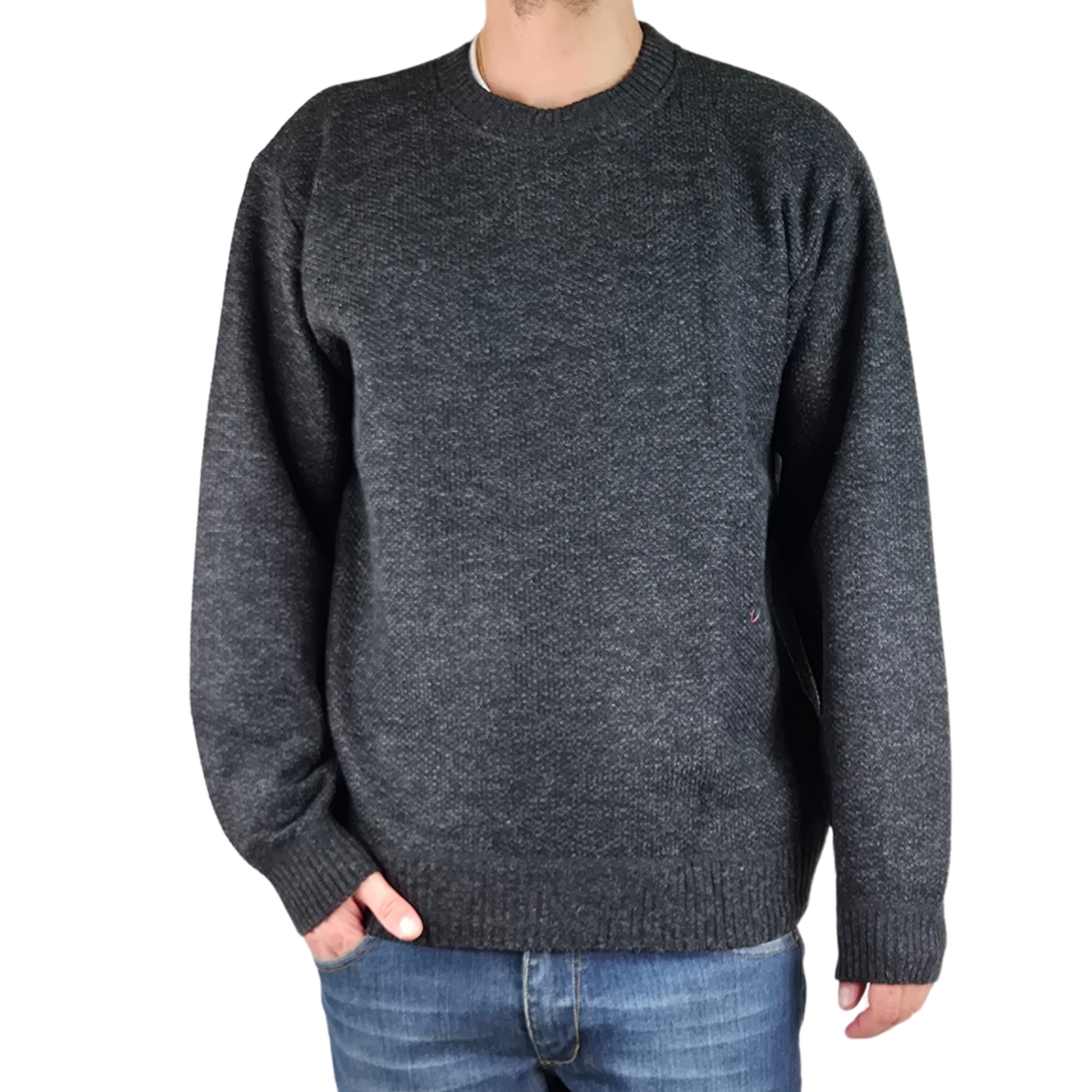 SWEATER FRIZADO TEJIDO HOMBRE CUELLO POLO COLORES 1367 - 3