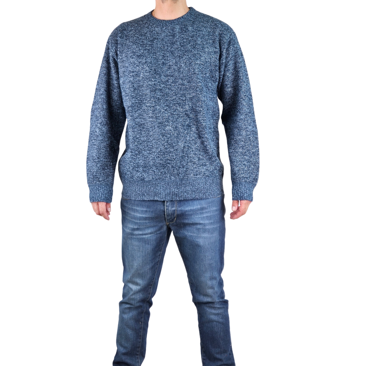 SWEATER FRIZADO TEJIDO HOMBRE CUELLO POLO COLORES 1367 - 4