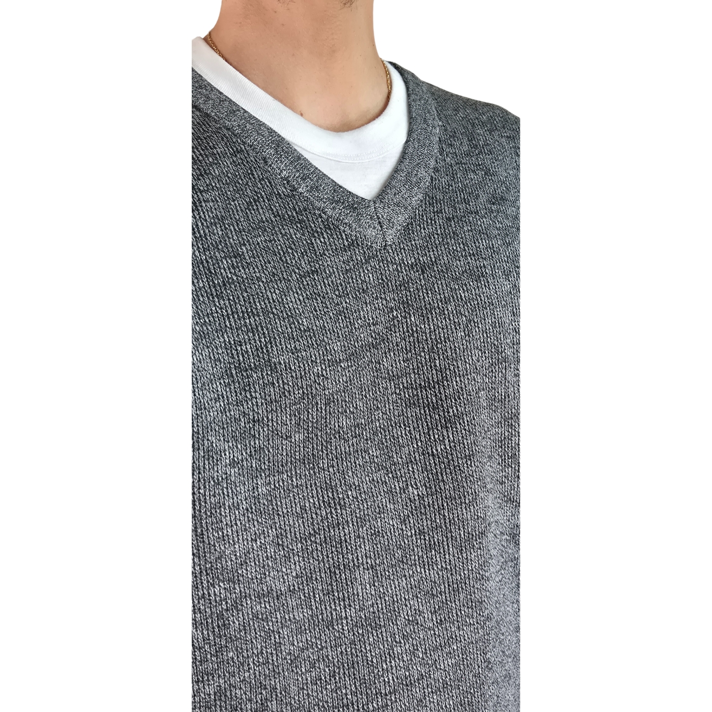 SWEATER HOMBRE FRISADO TEJIDO CUELLO V COLORES 1368 - 7